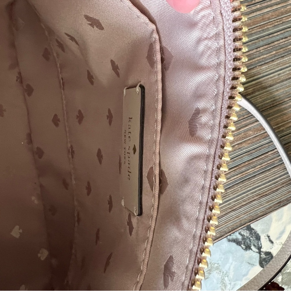 Kate Spade Cream Textured Crossbody Bag - Picture 5 of 11